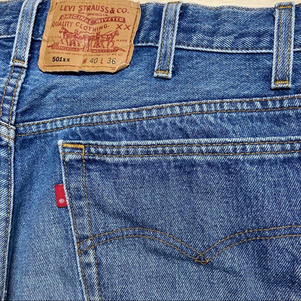 Levi’s 501xx vintage levi 501xx stone wash jeans